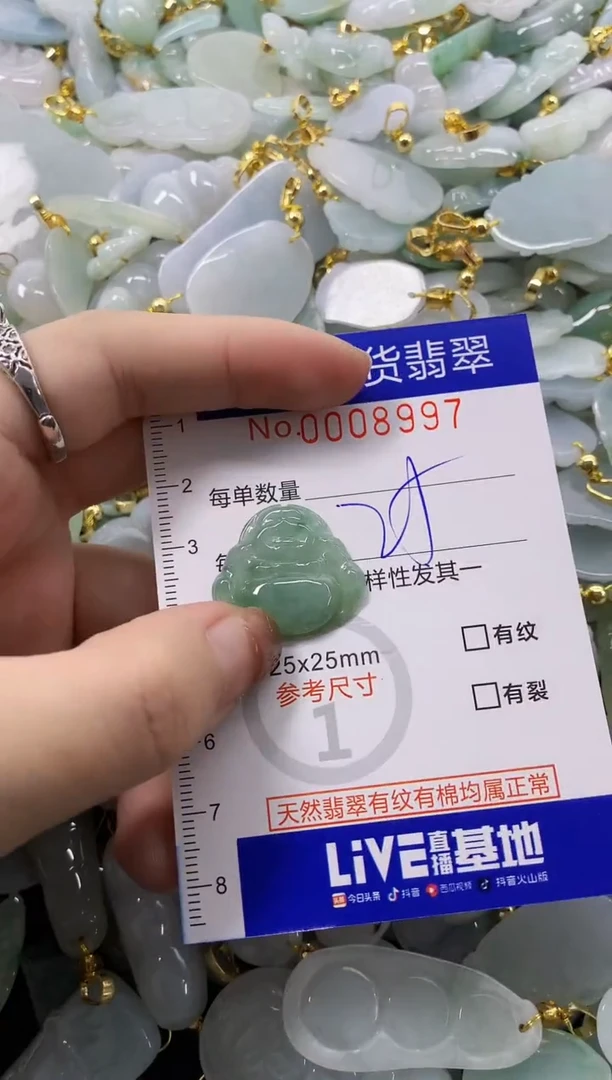 颈饰未镶嵌翡翠天然A货翡翠