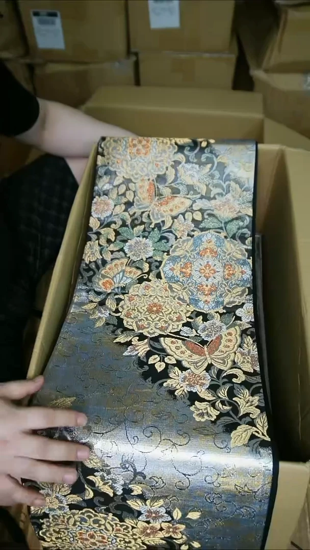 织绣织锦25蝴蝶宝相