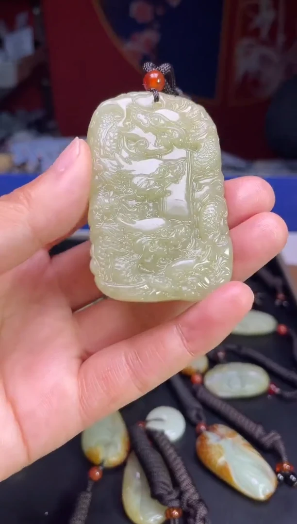 颈饰未镶嵌和田玉123