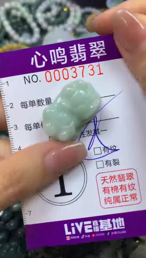 翡翠未镶嵌颈饰闪购003731