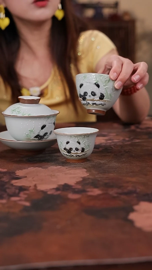 陶瓷茶具（无礼盒）@@A12180