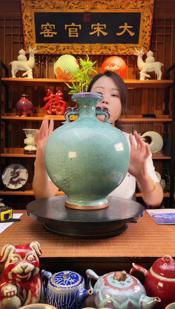 摆件大宋官窑【祥云樽】尊贵大气