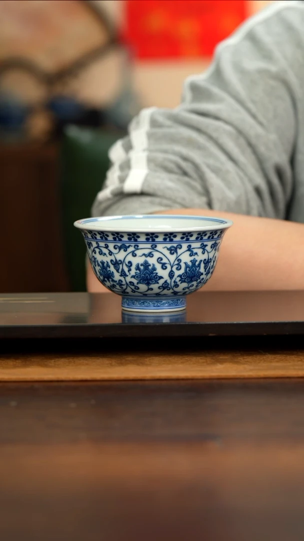 瓷片新款永乐压手杯