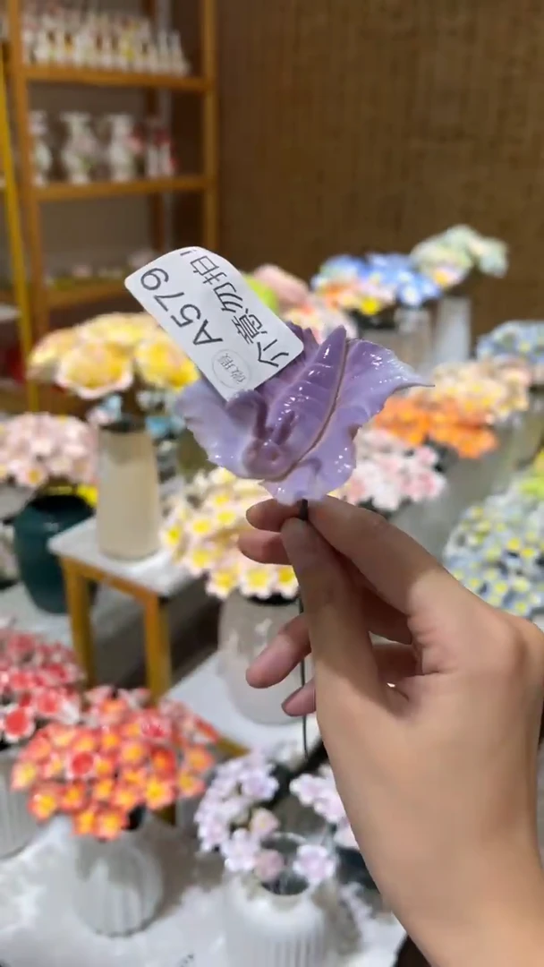 陶瓷花（微瑕-不退不换）-A579