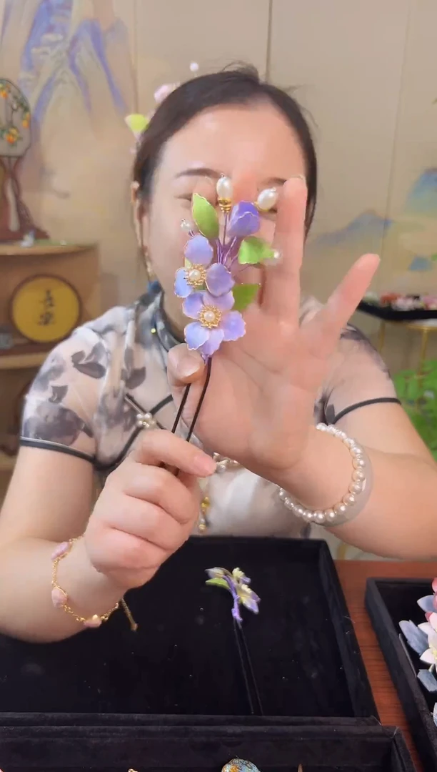 织绣纯手工非遗绒花