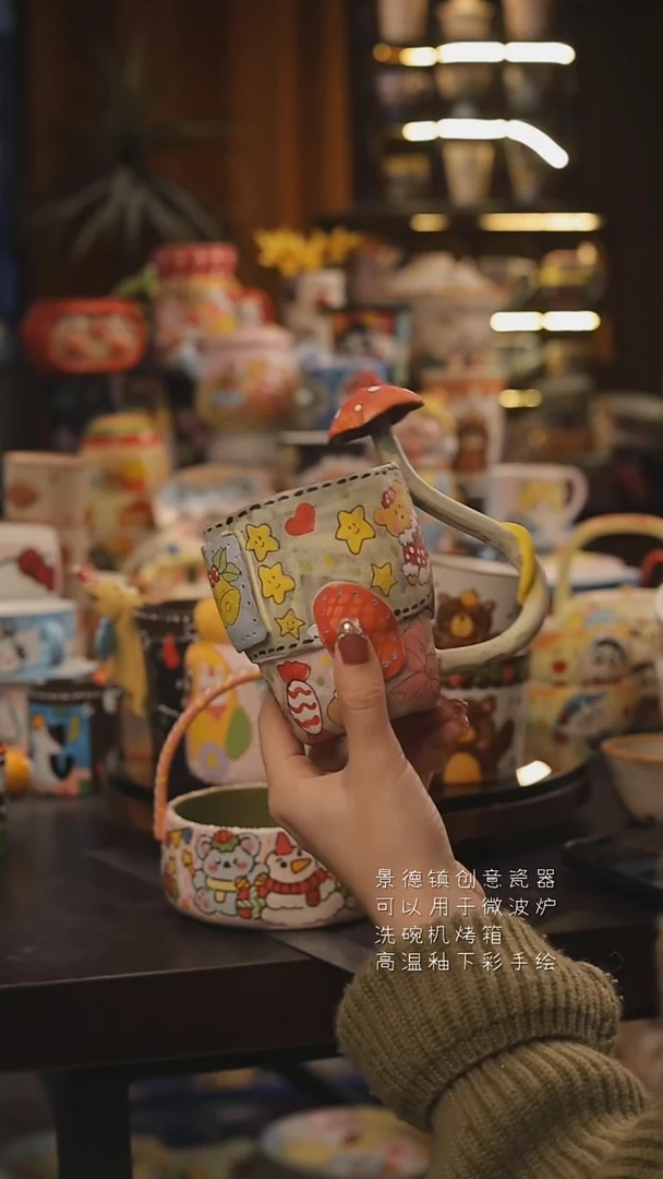 景德镇釉下彩绘设计师款式陶瓷