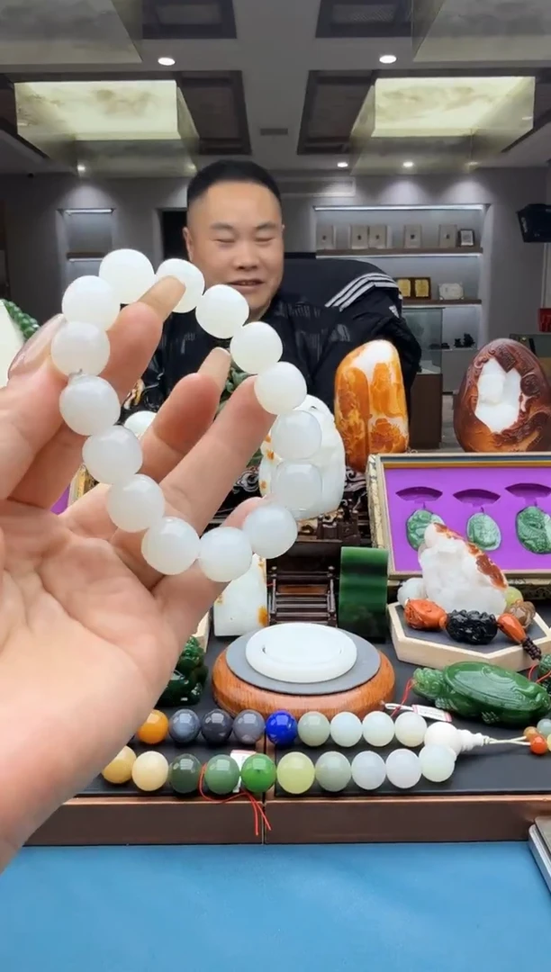 未镶嵌手串和田玉hs