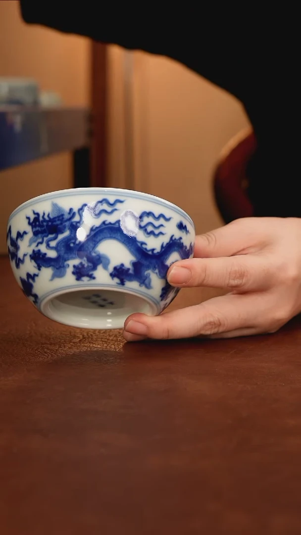 景德镇瓷器，青花瓷手绘茶具~
