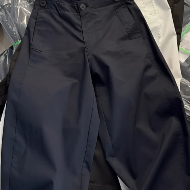 香朵儿夏季时尚休闲薄款设计感休闲裤2025年高腰显瘦休闲九分裤女