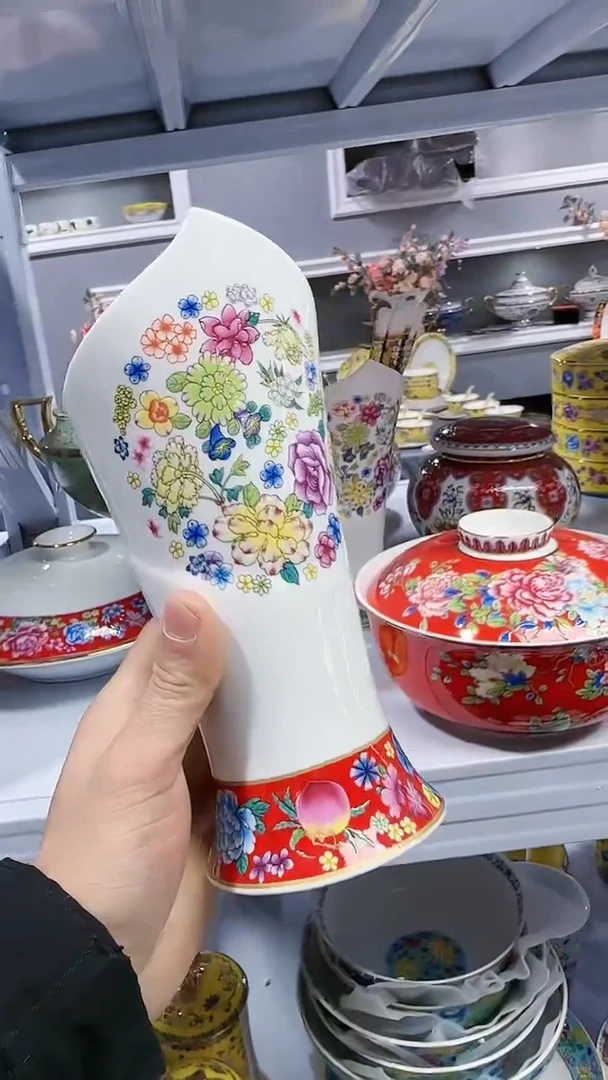 【闪购商品】瓷片筷子筒一只景德镇陶瓷