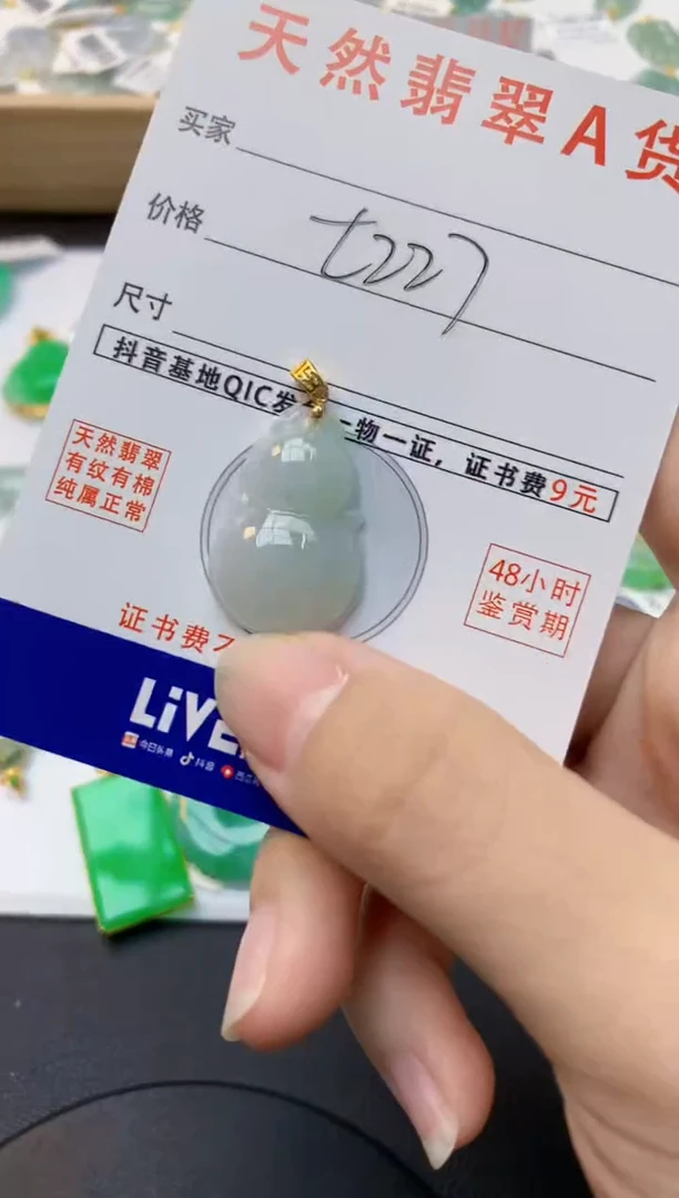 颈饰未镶嵌翡翠天然缅甸A货翡翠