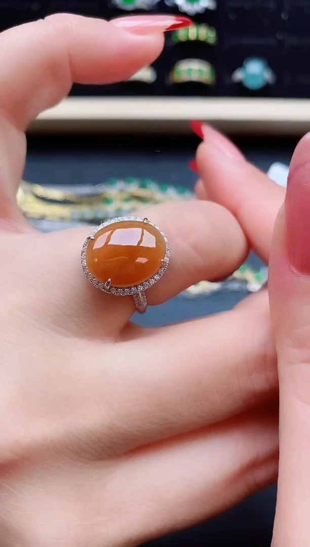 【闪购商品】翡翠戒指银S925镶嵌321321