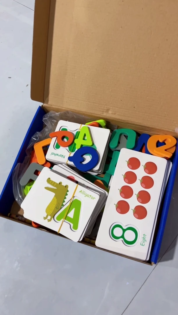 木数字英文拼图认知