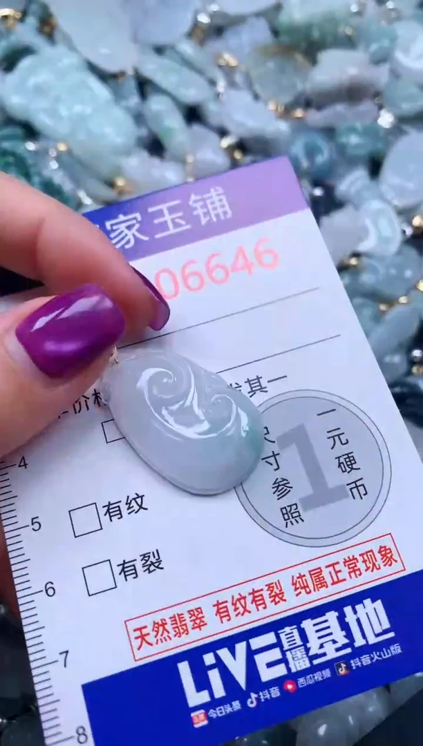 颈饰未镶嵌翡翠6646