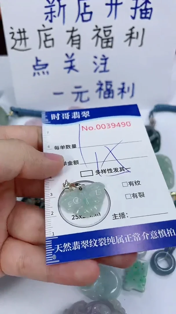 翡翠未镶嵌颈饰闪购商品0039490 多样性发其一