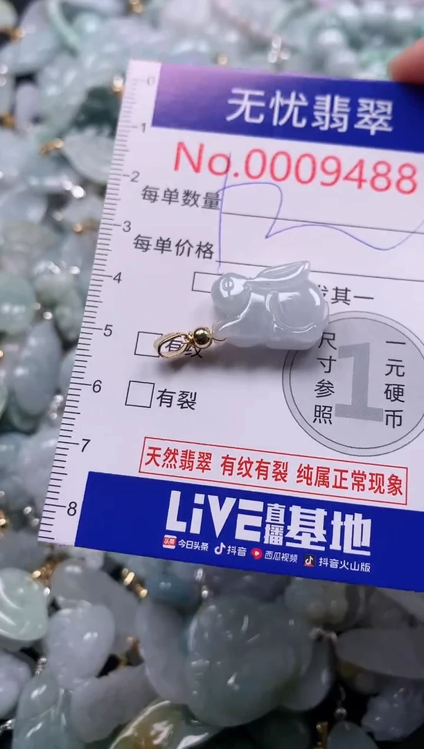 吊坠(不含链)未镶嵌翡翠9488