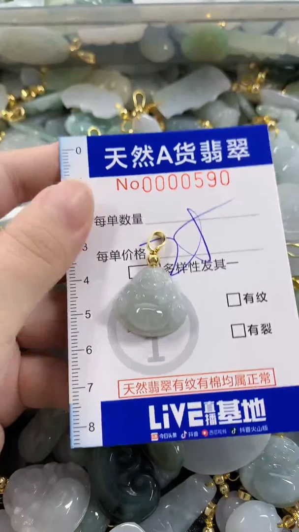 颈饰未镶嵌翡翠天然A货翡翠