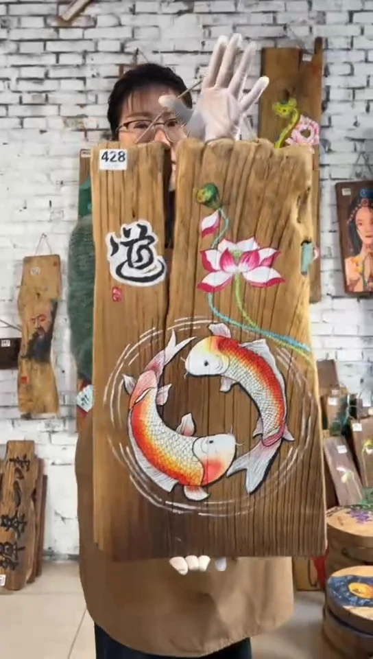 【闪购商品】桃核吊坠428号门板画核桃