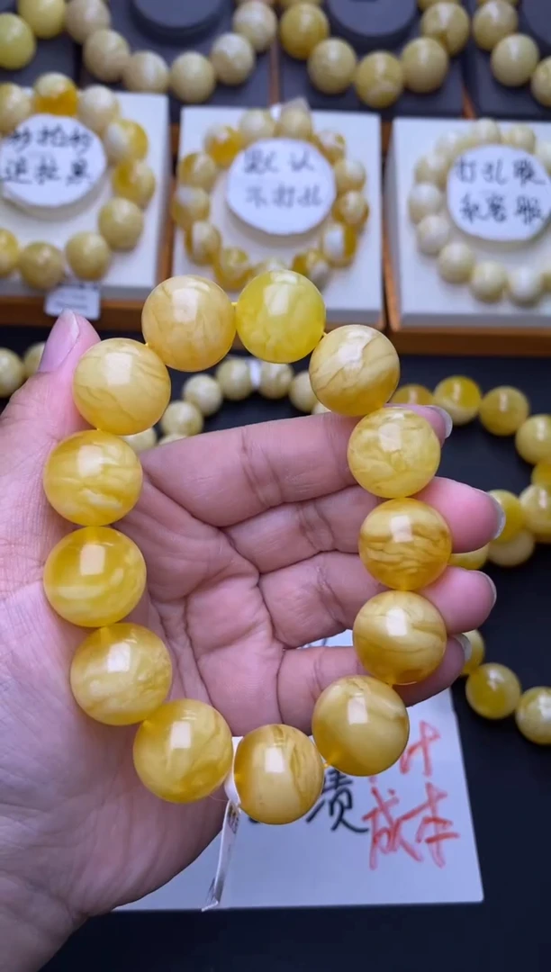 裸石琥珀未镶嵌大小姐珠宝严选118