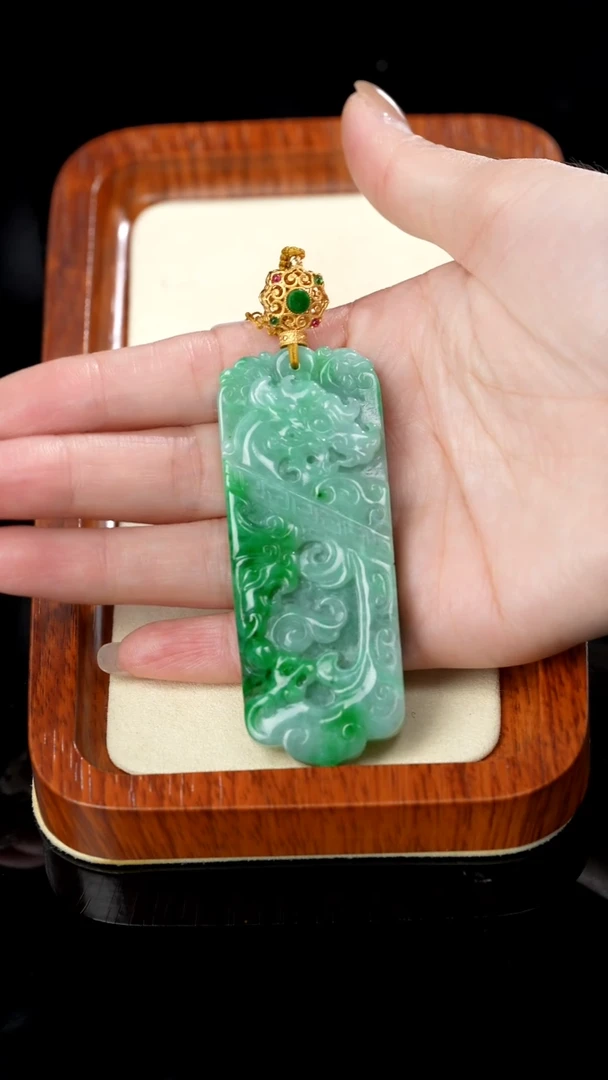 未镶嵌手链翡翠福****）翡翠吊坠