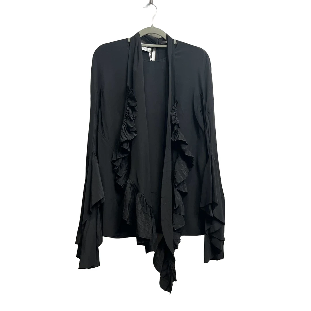 未使用 Givenchy/纪梵希 蔚蓝/蝴蝶袖绉纱上衣/36码/LZ627P991