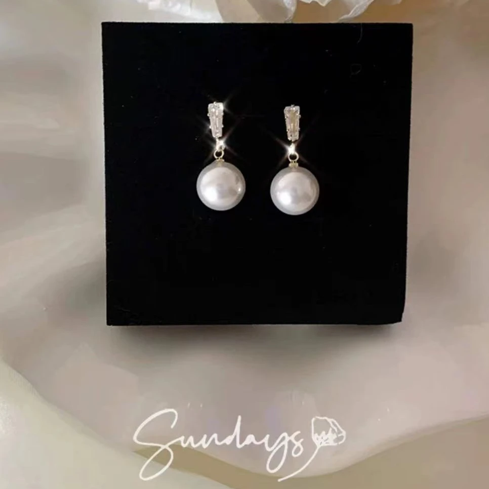 合金耳饰 个性韩版冷淡法式气质时尚耳钉轻奢百搭复古小众E013