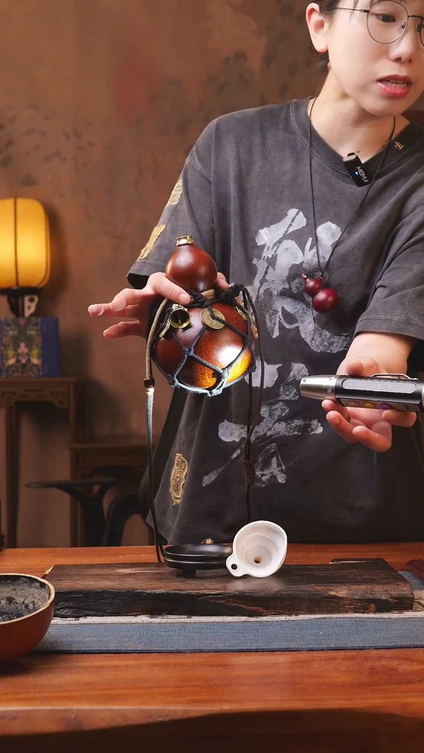 1744号精品大漆葫芦防腐防渗装水茶酒