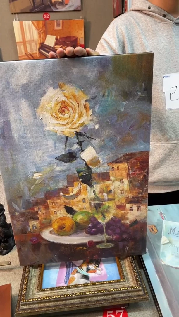 俄美协画家原创油画40*60