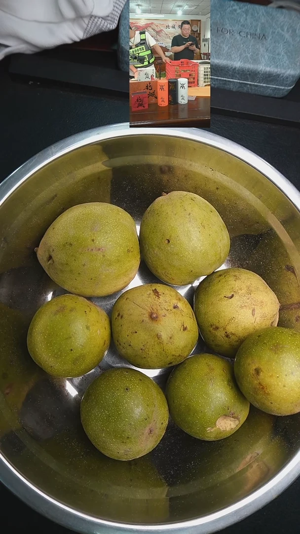 把件文玩核桃粗筋官帽4个50-55尺盘山4个（售出不退不换）青皮