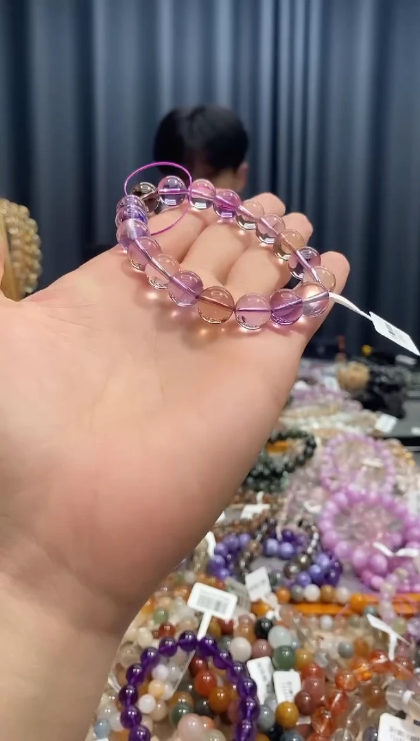 未镶嵌手链水晶紫黄晶