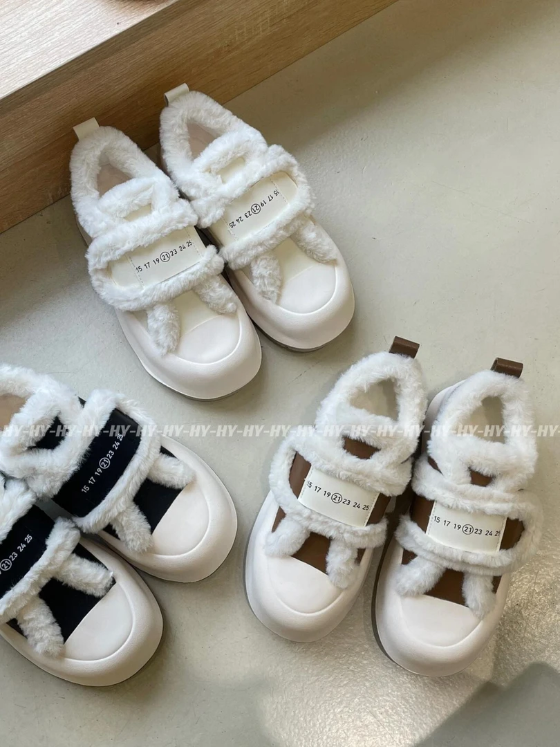 【小侨专属】 31-31低毛毛鞋时尚百搭休闲潮流可爱休闲鞋