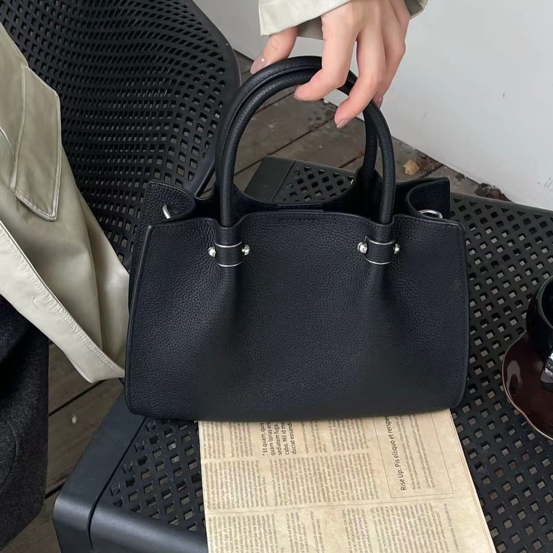 蔡姐专属2025新款通勤女包百搭单肩斜挎包大容量手提包ZLX-89063