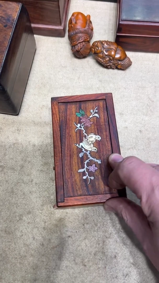 【闪购商品】木鸟踏花枝 机关盒