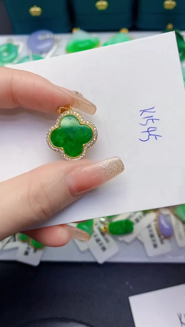 颈饰未镶嵌翡翠缅甸天然翡翠A货