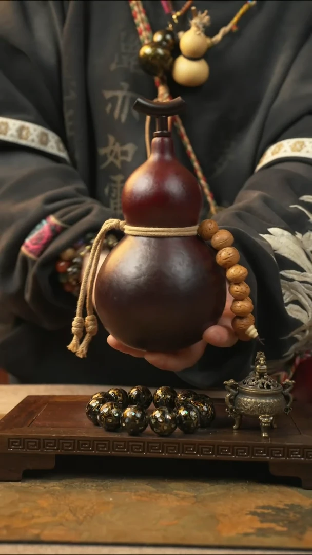 121大漆一物一拍记葫堂出品【不带手串】