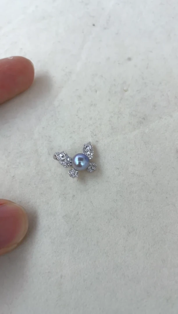 【闪购商品】海水珍珠颈饰银S925镶嵌吊坠