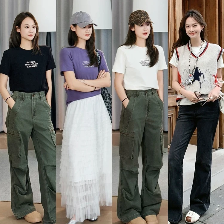 美洋MEIYANG 古拉T恤 蛇仔纹肌理_磨毛保暖撞色字母圆领正肩短袖U