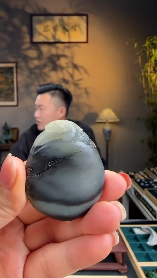 未镶嵌挂件毛货定制和田玉P56