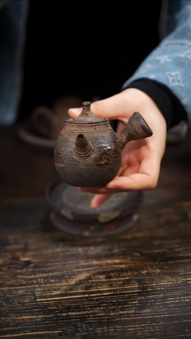 全手工制作  南蛮侧把壶120cc