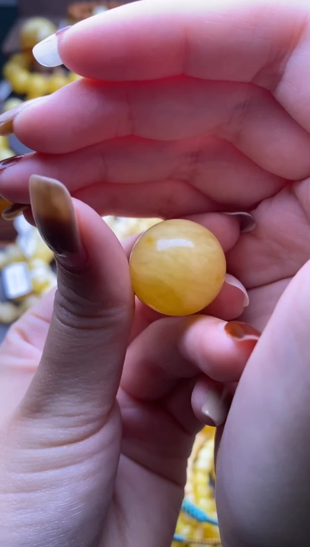 【闪购商品】琥珀裸石未镶嵌大小姐珠宝10