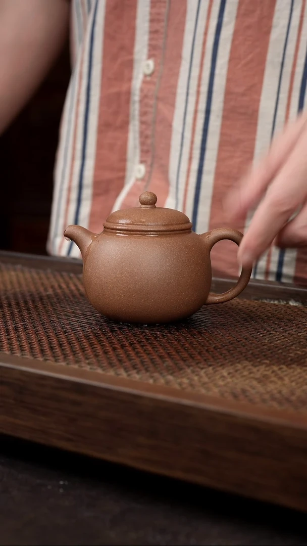 茶壶紫砂老段匏尊  大