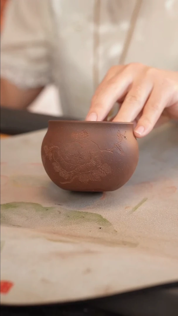 茶壶紫砂原矿手工制作