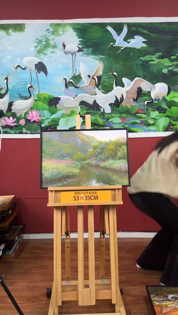 油画【33号】约53*35cm丨朝鲜原创纯手绘孤品油画丨顺丰包邮