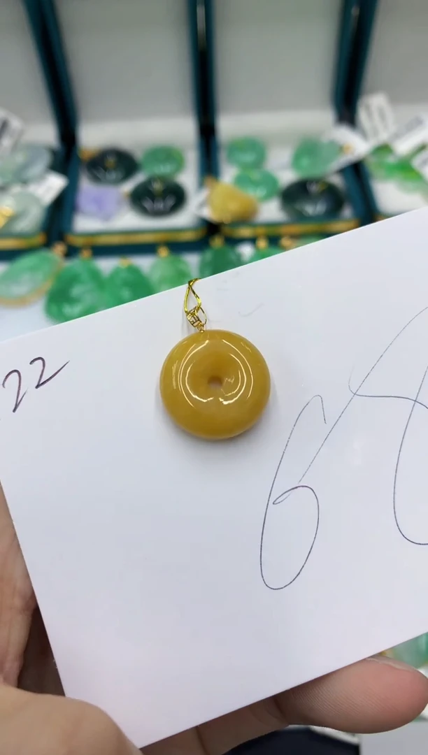 【闪购商品】翡翠颈饰18K金镶嵌11111111111