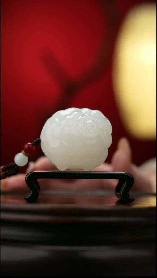 玉【喜气洋洋】天然玉石手把件