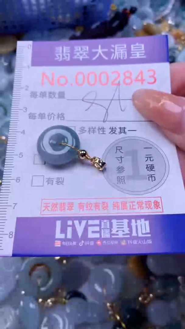 翡翠未镶嵌吊坠(不含链)2843
