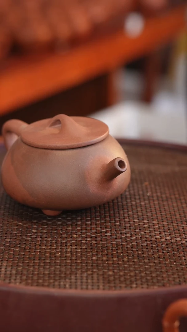 茶壶紫砂原矿手工制作微瑕