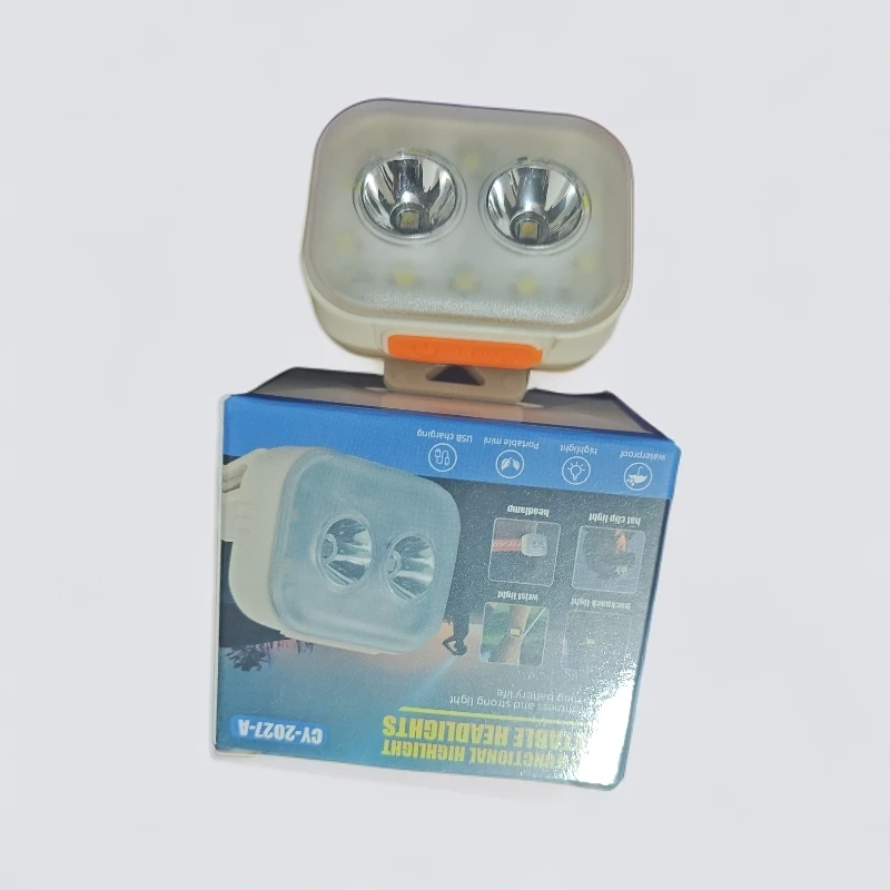 骑行安全警示照明灯手电头戴灯