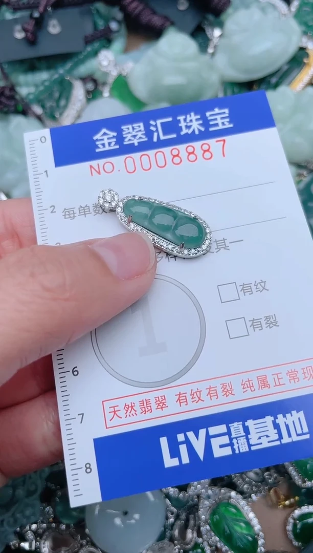 【闪购商品】翡翠颈饰未镶嵌8887.....1