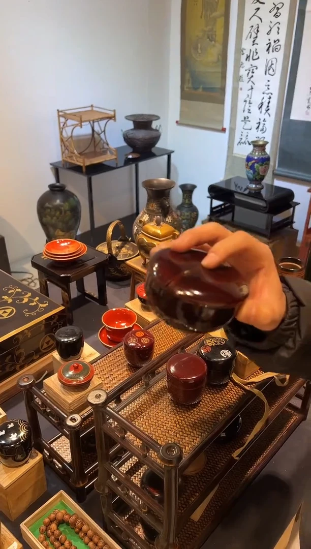 茶枣 大漆漆器大漆漆器